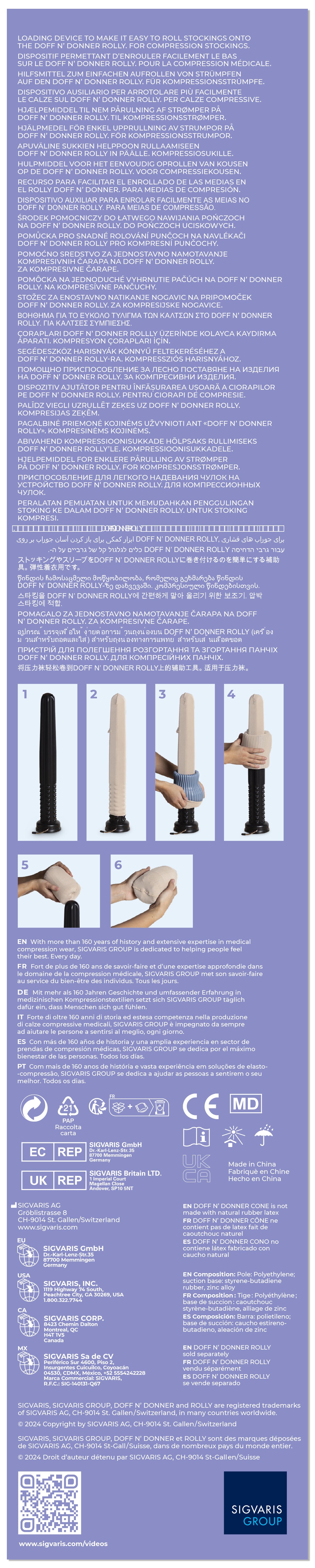 Doff N' Donner Cone back of box image