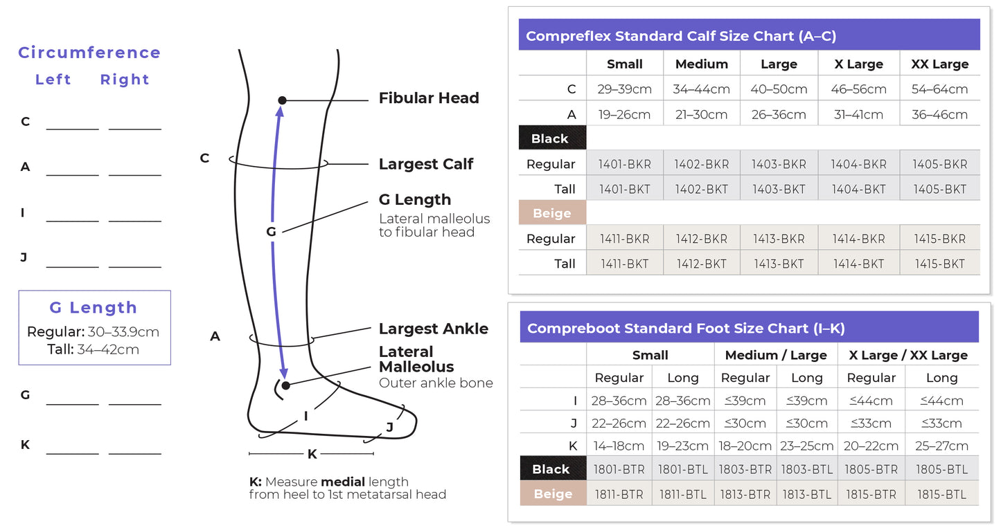 Compreflex Standard Calf & Foot
