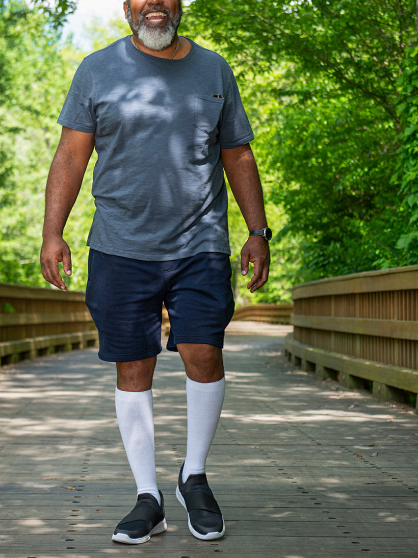 Men's Diabetic Compression Calf Socks