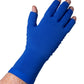 Women's Secure Glove in blue, providing compression and support for all-day comfort.