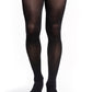 Man wearing Sigvaris Style Microfiber compression thigh-highs in the color Black