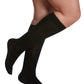 Woman wearing All-Season Merino Wool compression socks in the color Black