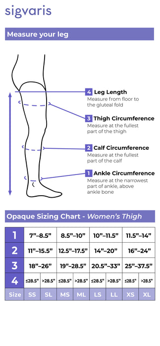 Women's Essential Opaque Thigh-High