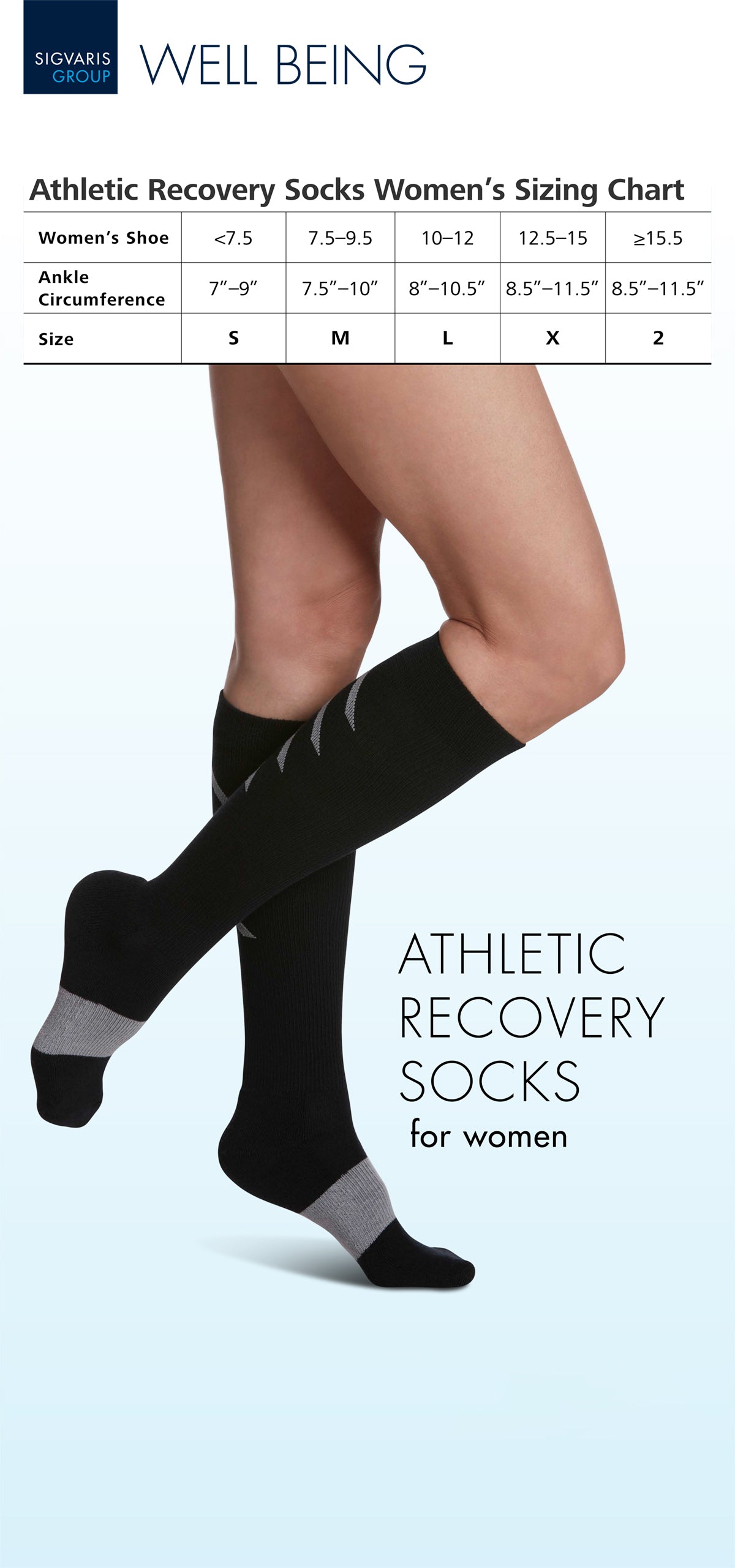 Women's Athletic Recovery Calf Sock