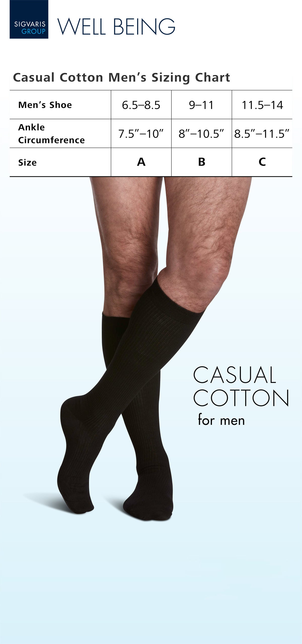 Men's Casual Cotton Calf