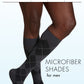 Sizing chart for Sigvaris Well-being Microfiber Shades compression socks in the color Nurse Blue for men