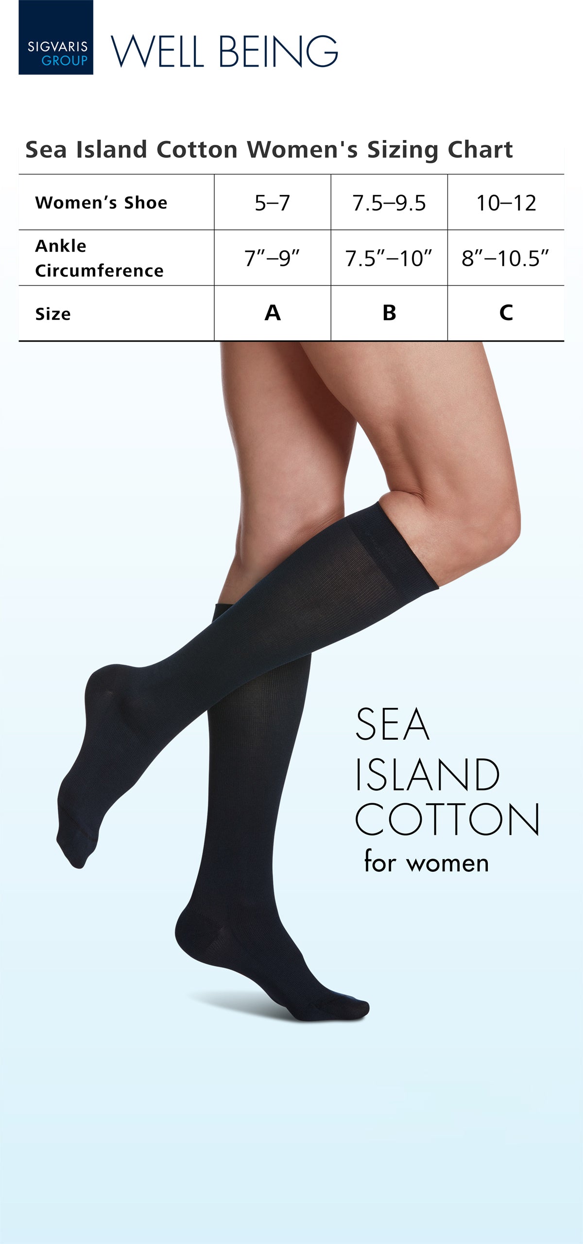 Women's Sea Island Cotton Calf