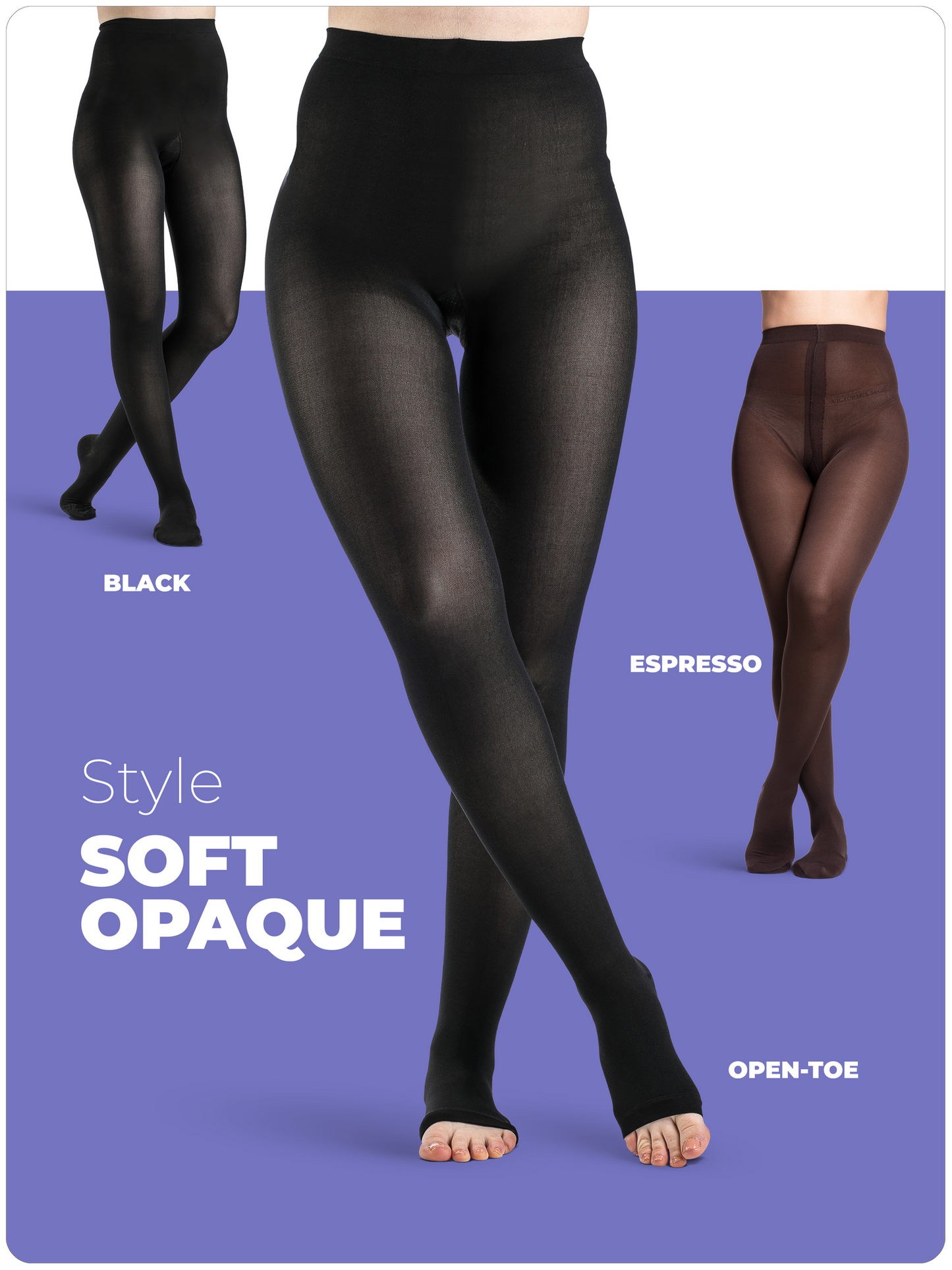 Women's Style Soft Opaque Pantyhose Bundle