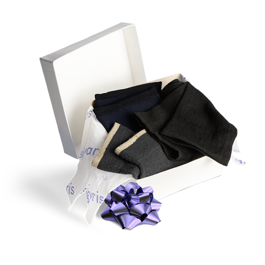 wool sock bundle buy three pair get them in a box and at 10% off