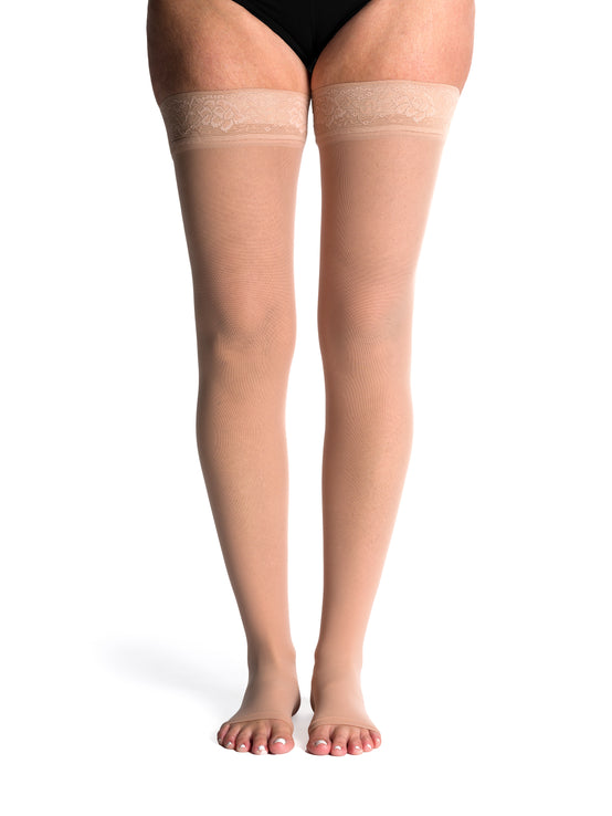 Women's Style Sheer Thigh-High Open-Toe