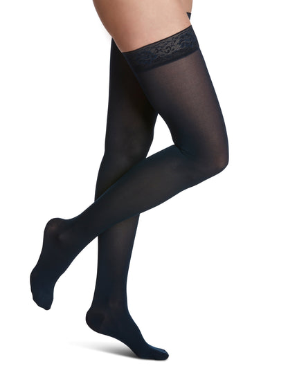 Women's Style Soft Opaque Thigh-High