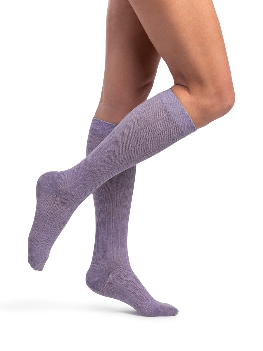 Sigvaris Women's Style Linen Calf in Lavender